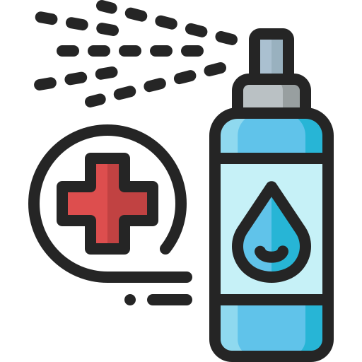 Cleaning spray Generic Outline Color icon