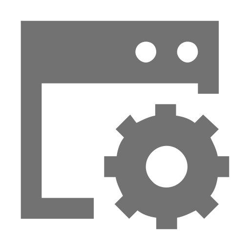 웹 설정 Generic Grey icon