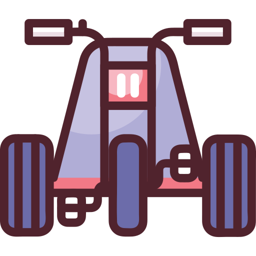 Tricycle Generic Outline Color icon