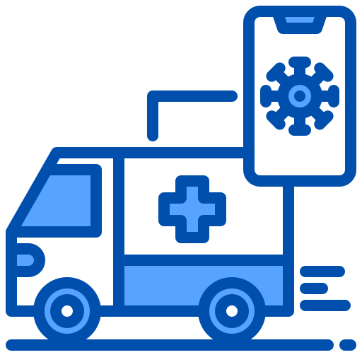 Ambulance xnimrodx Blue icon