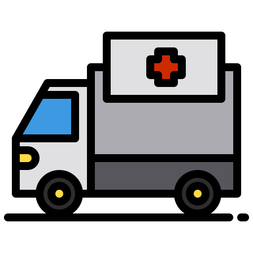 Ambulance xnimrodx Lineal Color icon