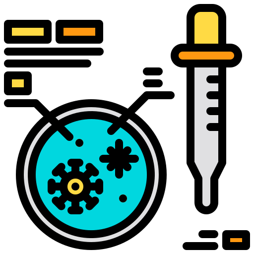 Petri dish xnimrodx Lineal Color icon