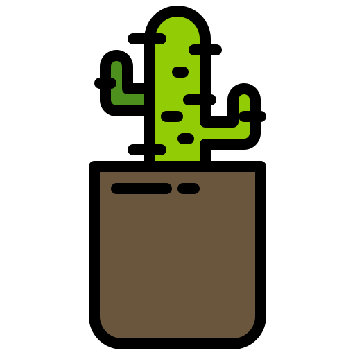 kaktus xnimrodx Lineal Color ikona