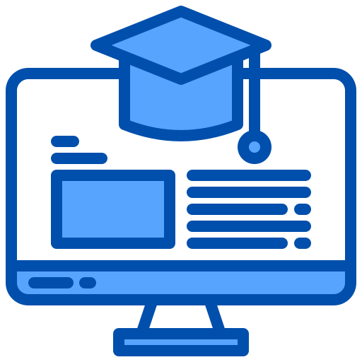 aprendizaje electrónico xnimrodx Blue icono