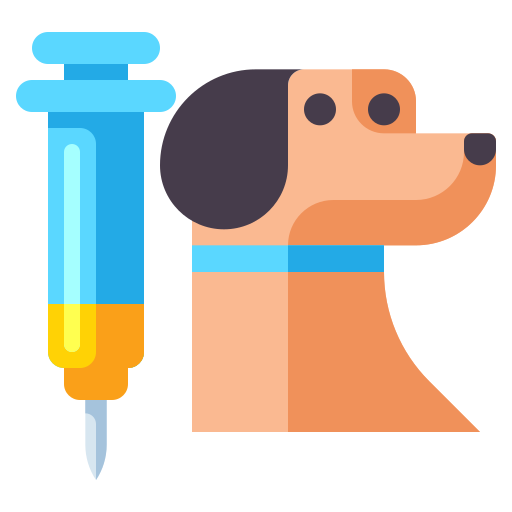 vaccination animale Flaticons Flat Icône