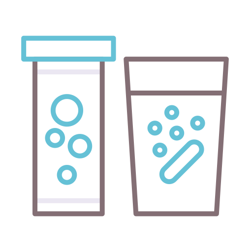 Vitamin pill Flaticons Lineal Color icon