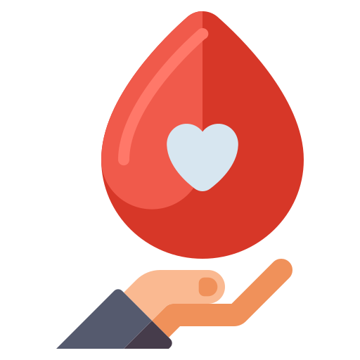 donazione di sangue Flaticons Flat icona
