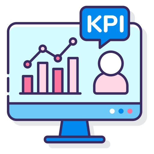 kpi Flaticons Lineal Color icon