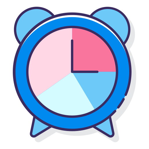 hora Flaticons Lineal Color icono
