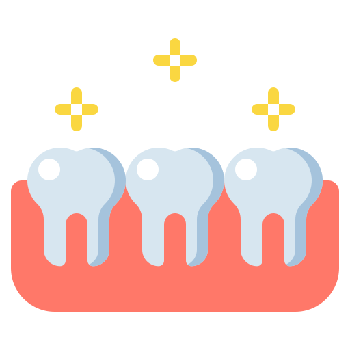 dientes Flaticons Flat icono