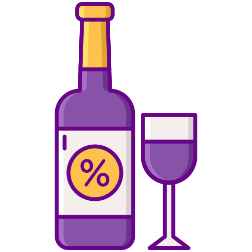 알코올 Flaticons Lineal Color icon