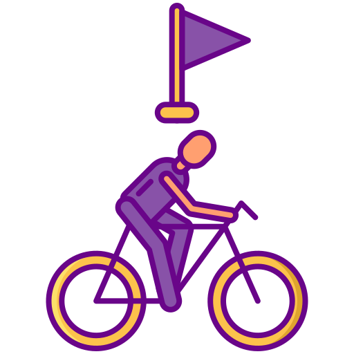 Cycling Flaticons Lineal Color icon