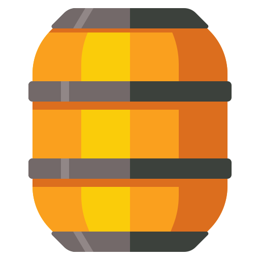 Wine barrel Flaticons Flat icon