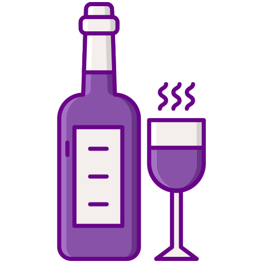 wino Flaticons Lineal Color ikona