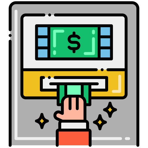 Atm Flaticons Lineal Color icon