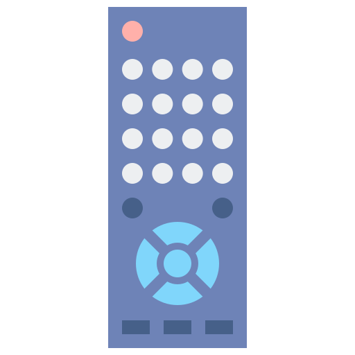 control remoto Flaticons Flat icono