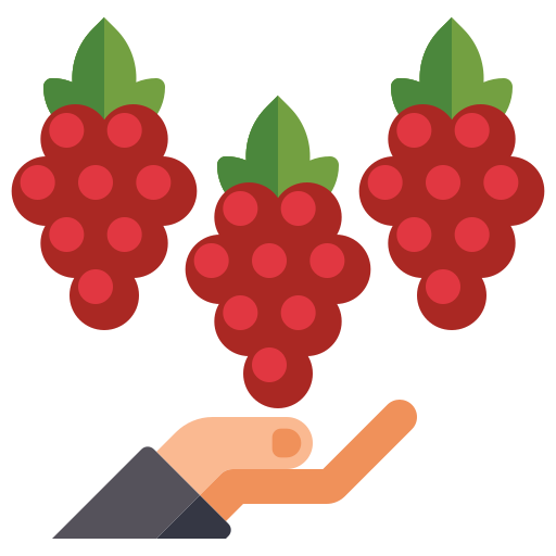 Сбор винограда Flaticons Flat иконка