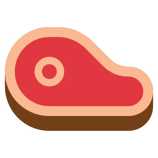 vlees Flaticons Flat icoon