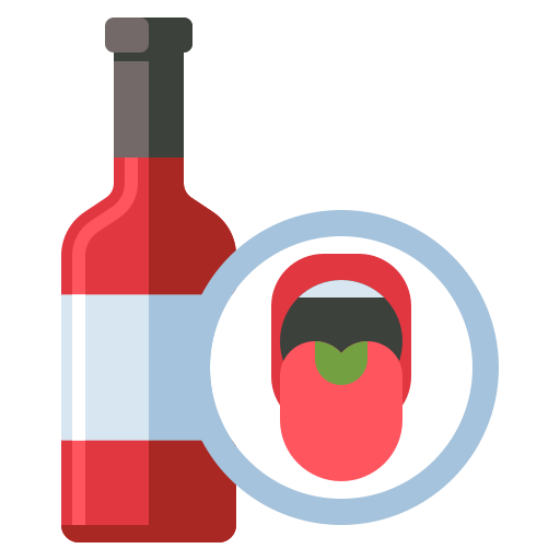 cata de vinos Flaticons Flat icono