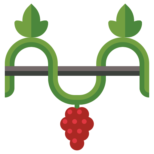 Grape vine Flaticons Flat icon