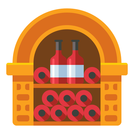 Wine cellar Flaticons Flat icon