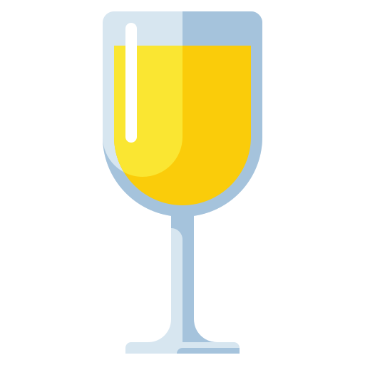 vino blanco Flaticons Flat icono