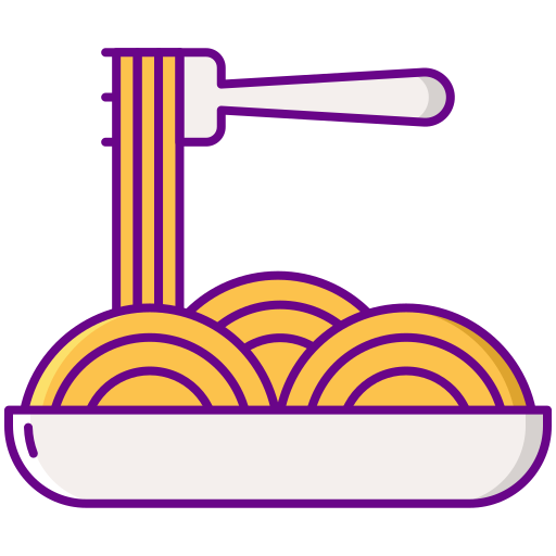 Spaghetti Flaticons Lineal Color icon