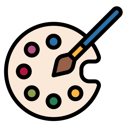 paleta de color Iconixar Lineal Color icono