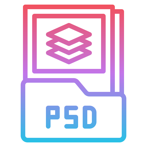 psdファイル Iconixar Gradient icon