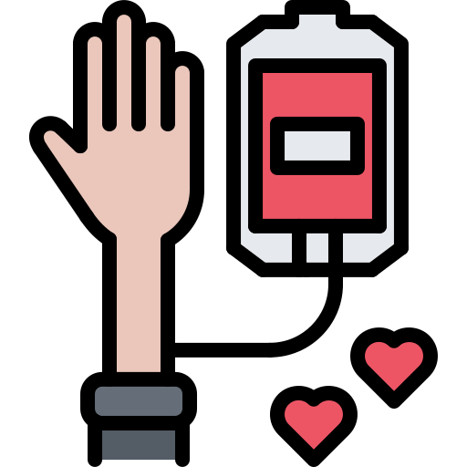 Blood donation Coloring Color icon
