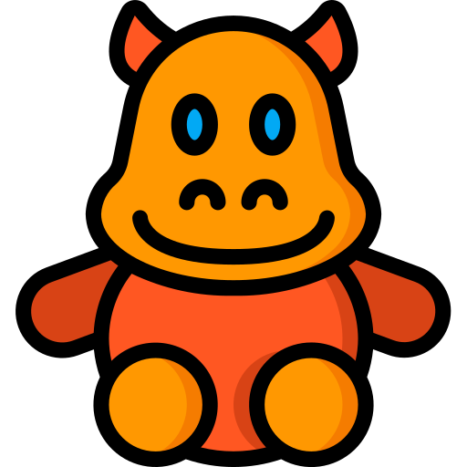 Hippo Basic Miscellany Lineal Color icon