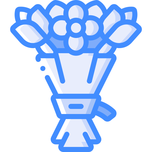 꽃다발 Basic Miscellany Blue icon