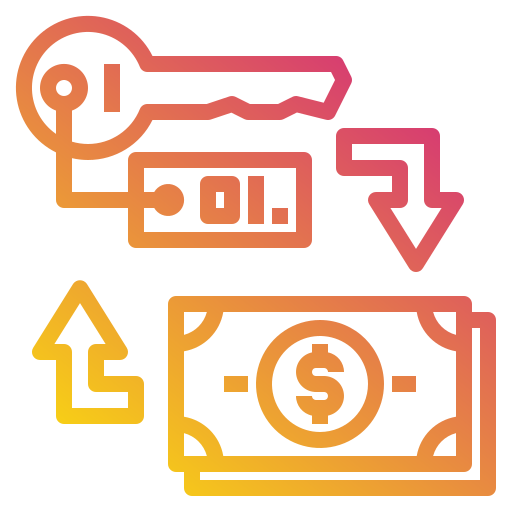 Key Payungkead Gradient icon