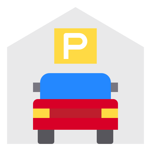 estacionamiento Payungkead Flat icono