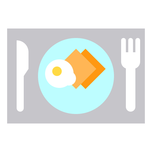 Breakfast Payungkead Flat icon