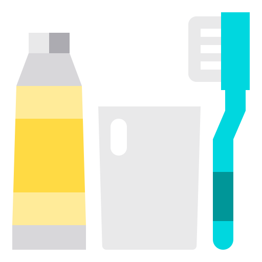 Toothbrush Payungkead Flat icon