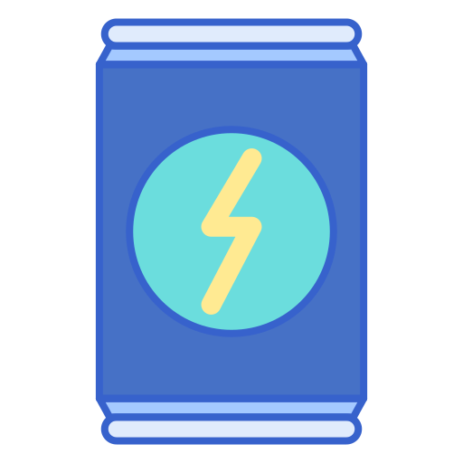 energiedrank Flaticons Lineal Color icoon