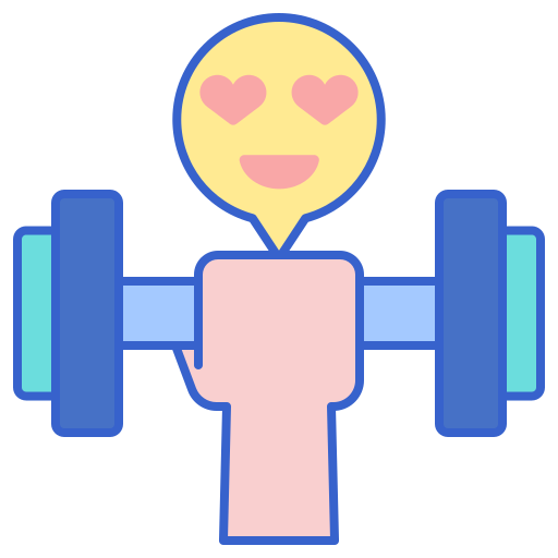 rutina de ejercicio Flaticons Lineal Color icono