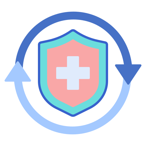 krankenversicherung Flaticons Lineal Color icon