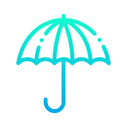 paraguas Generic Gradient icono