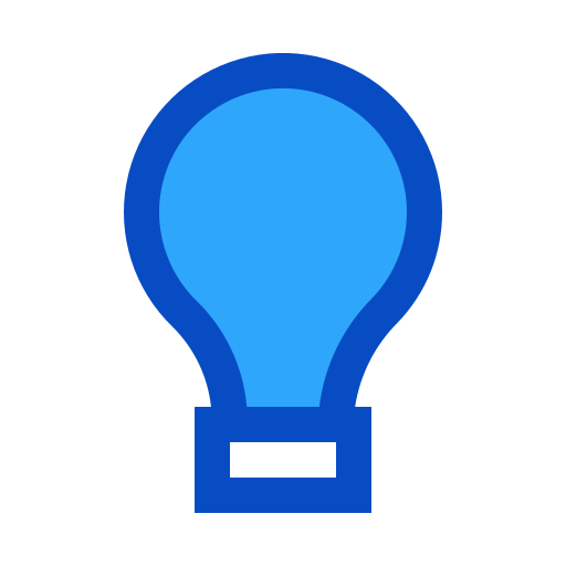 die glühbirne Generic Blue icon