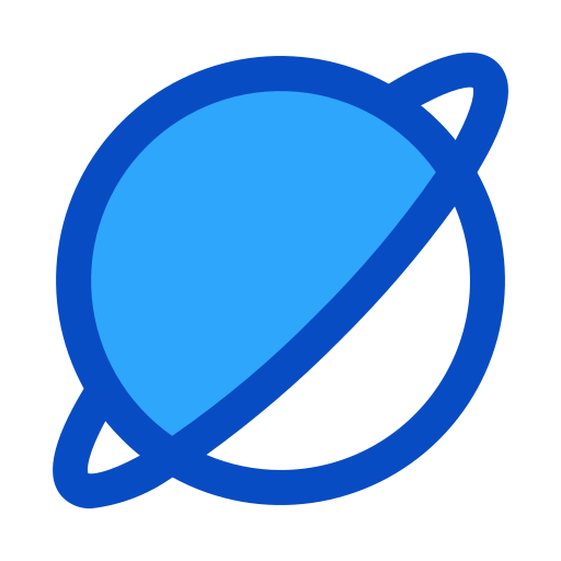 planeta Generic Blue icono