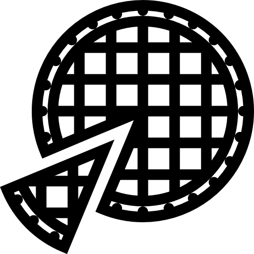 Pie Coloring Lineal icon