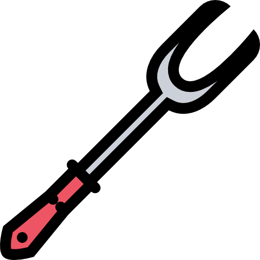 Fork Coloring Color icon