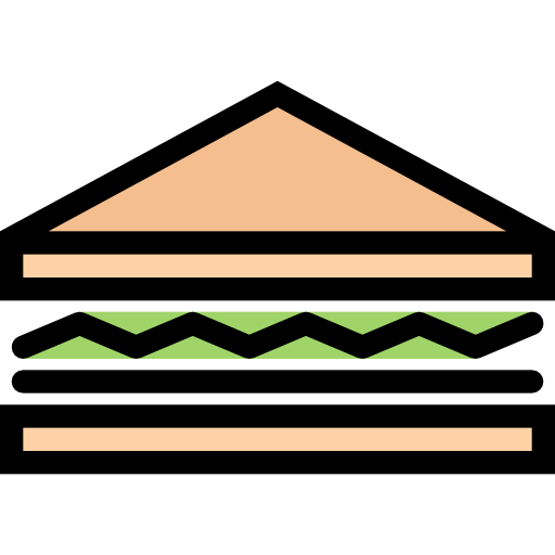 sandwich Coloring Color icoon