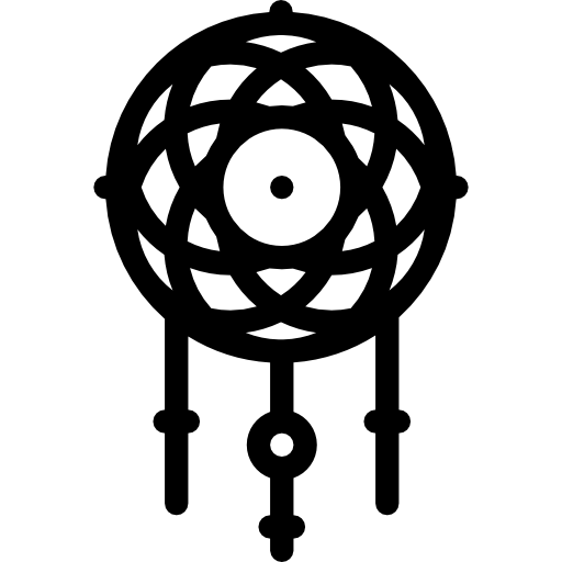 Dreamcatcher Coloring Lineal icon