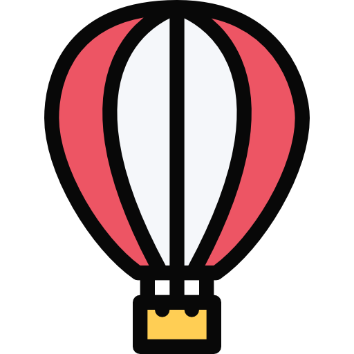 heißluftballon Coloring Color icon