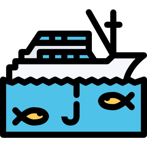 fischerboot Coloring Color icon