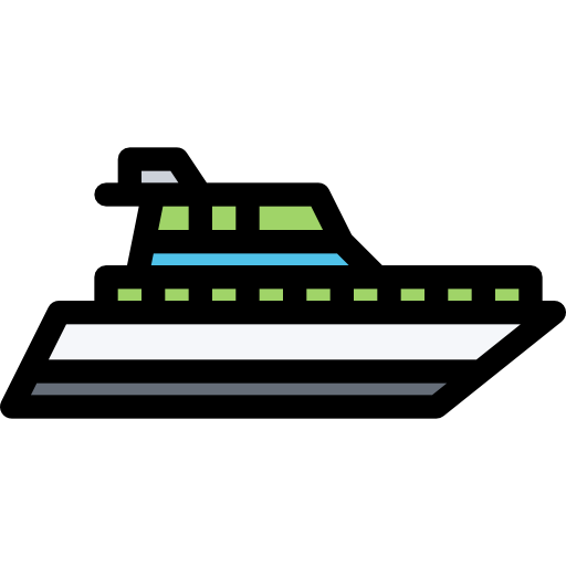Yacht Coloring Color icon
