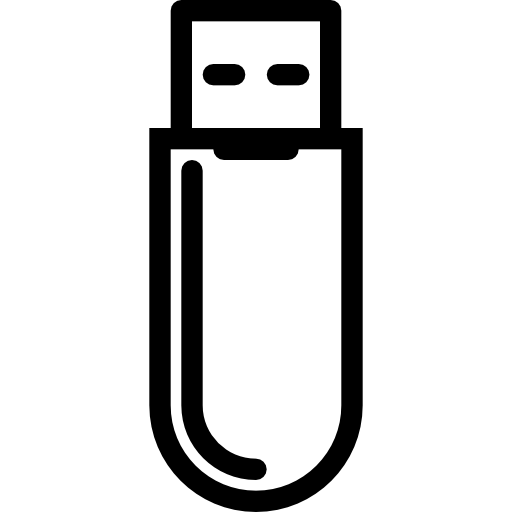 Pendrive Coloring Lineal icon